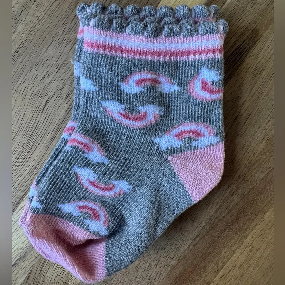 Baby Hearts & Rainbows Sock 3-Pack
